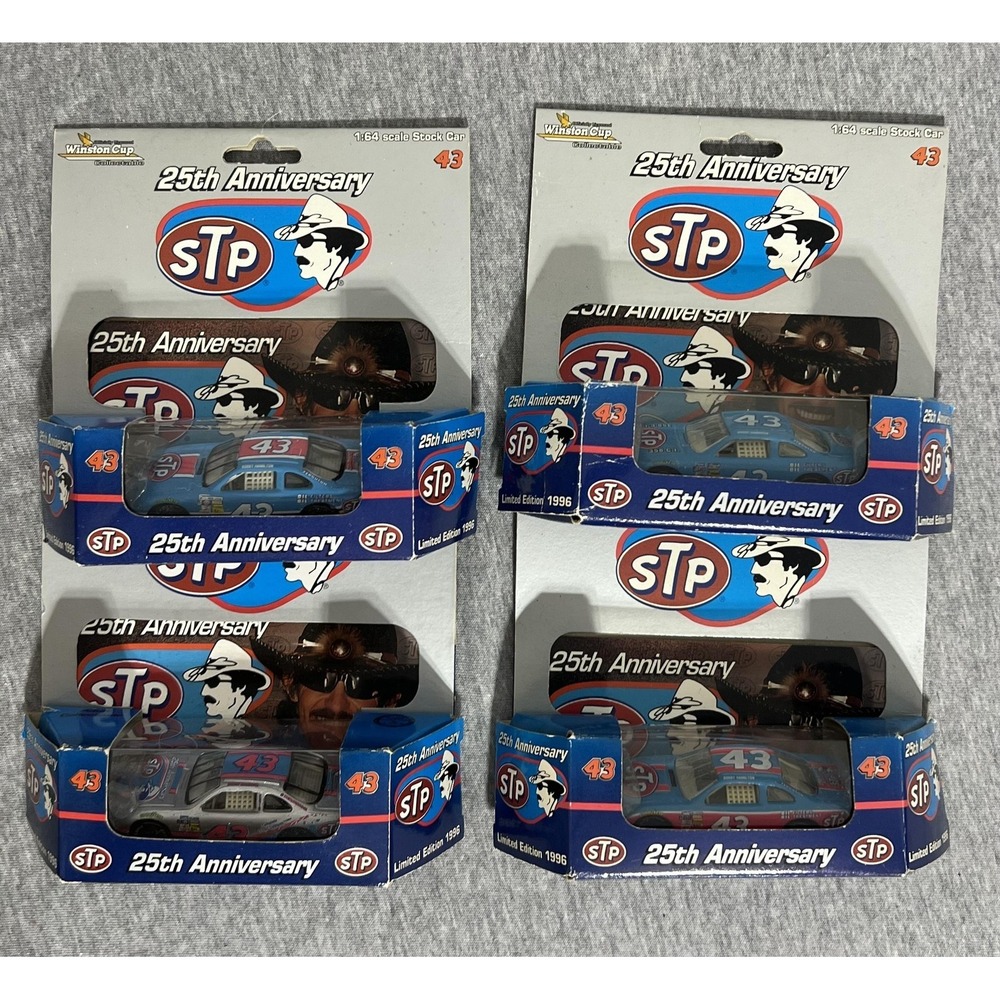 Vintage 1996 Action Racing STP 25th Anniversary #43 Bobby Hamilton 1:64 Lot 4
